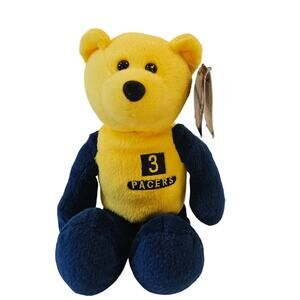 2000 NBA Indiana Pacers 3 Al Harrington Teddy Bear Basketball Vintage Y2k Gift